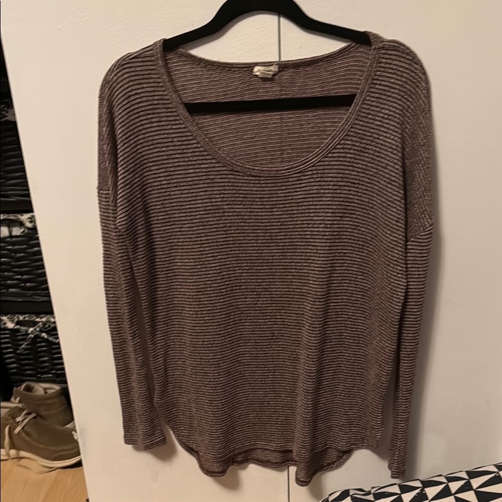 Chic Striped Knit Top